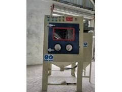 雙槍自動噴砂機 噴砂機供應廠家 河南噴砂機拉鏈除銹表面處理