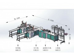 全自動(dòng)口罩機(jī)/全自動(dòng)平面口罩生產(chǎn)線/一拖二醫(yī)用口罩機(jī)生產(chǎn)線