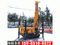 氣動水井鉆機HQL180履帶打井機矮支腿家用