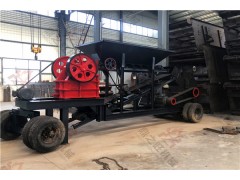 冶金用新型輪胎式圓錐移動碎石站
