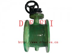 蝸輪玻璃鋼蝶閥