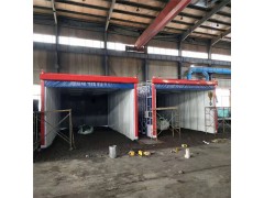 廠家訂做伸縮式噴漆房設備工廠直銷