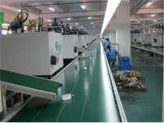 注塑機(jī)匯合皮帶流水線